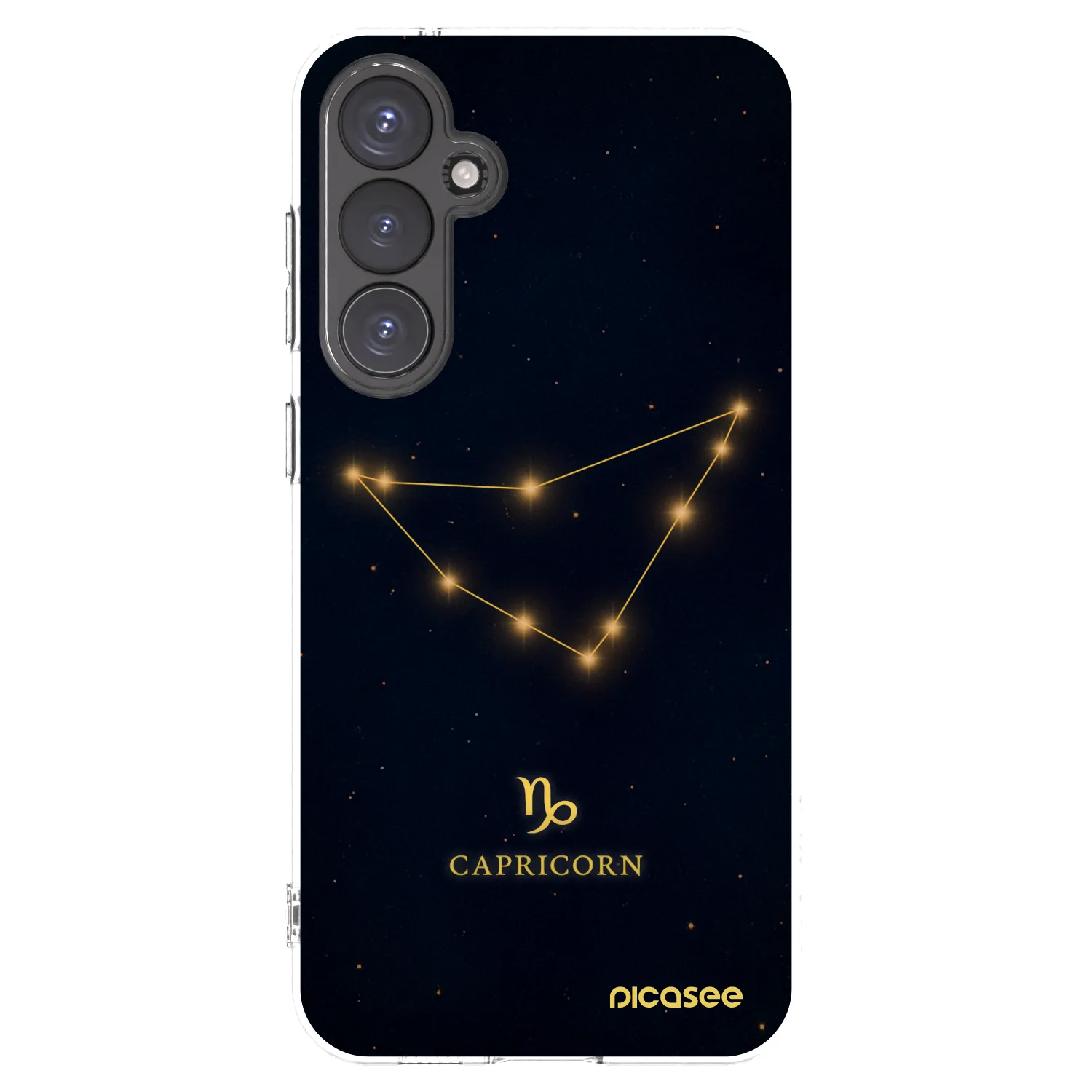 Picasee silikonowe przeźroczyste etui na Samsung Galaxy S23 FE S711B - CAPRICORN