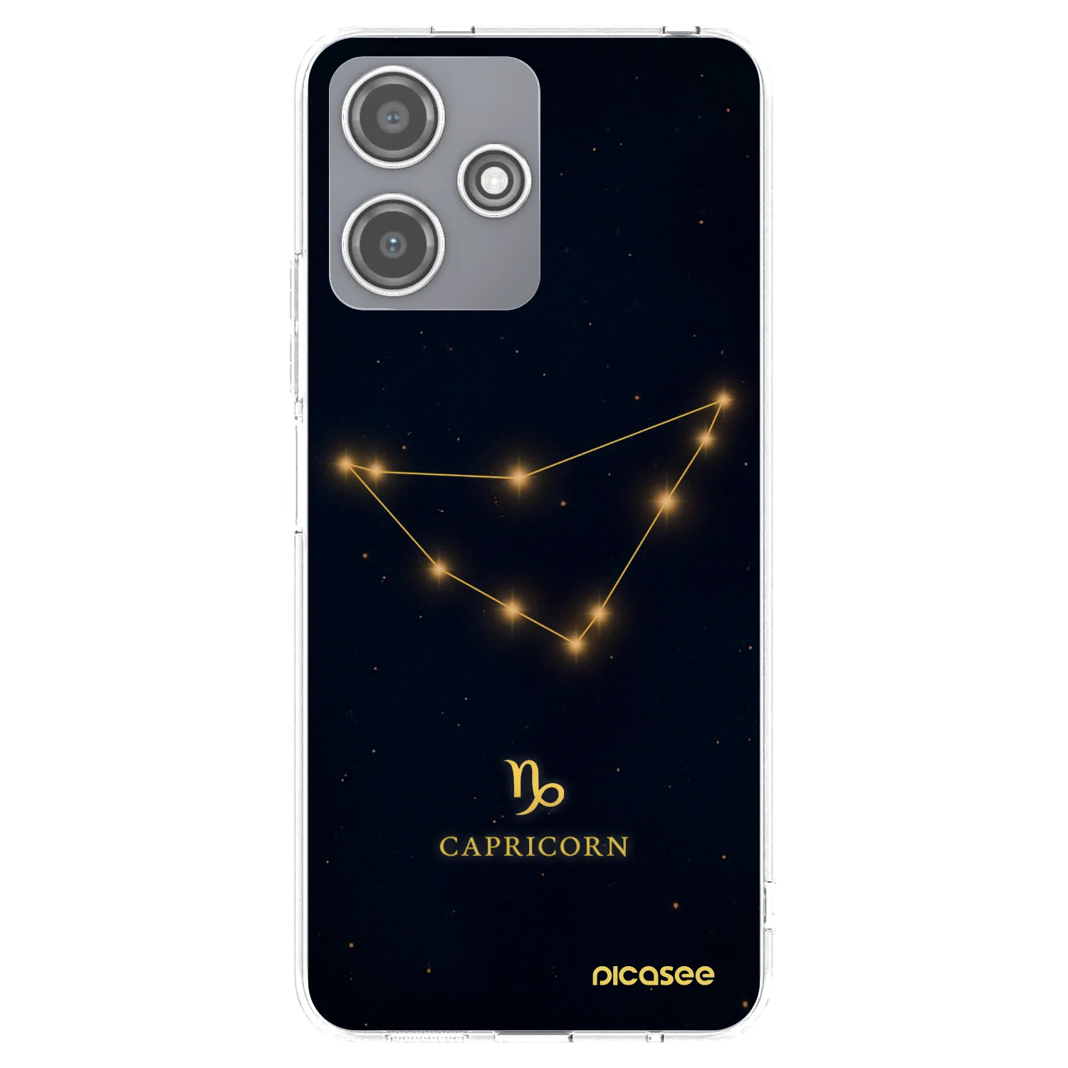 Picasee silikonowe przeźroczyste etui na Xiaomi Redmi 12 5G - CAPRICORN