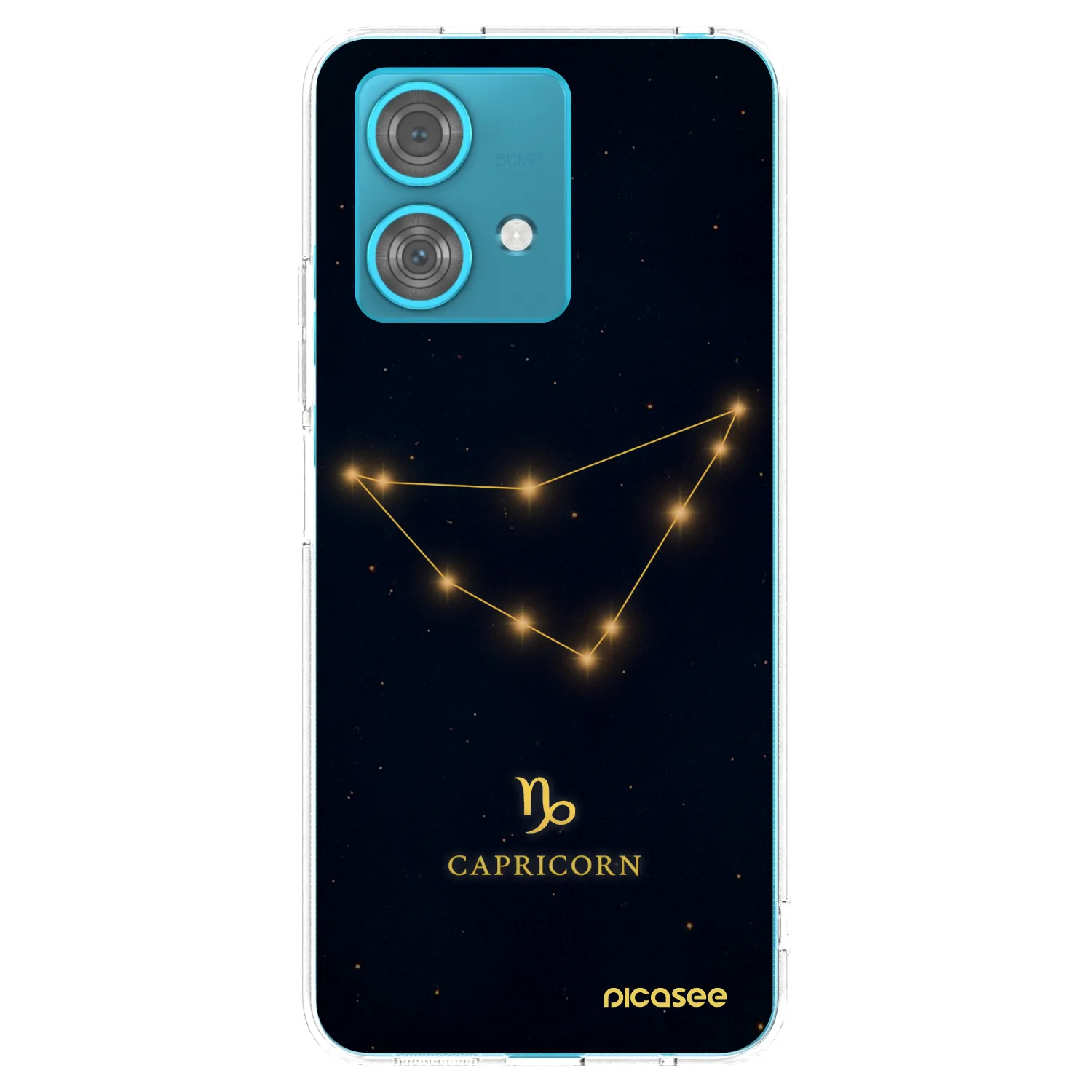 Picasee silikonowe przeźroczyste etui na Motorola Edge 40 Neo - CAPRICORN