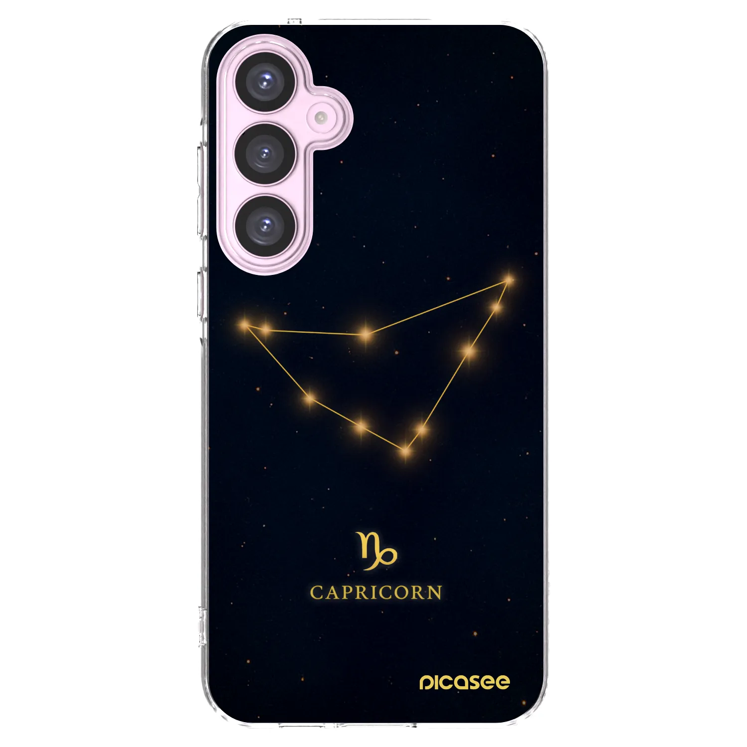 Picasee silikonowe przeźroczyste etui na Samsung Galaxy A55 5G A556B - CAPRICORN