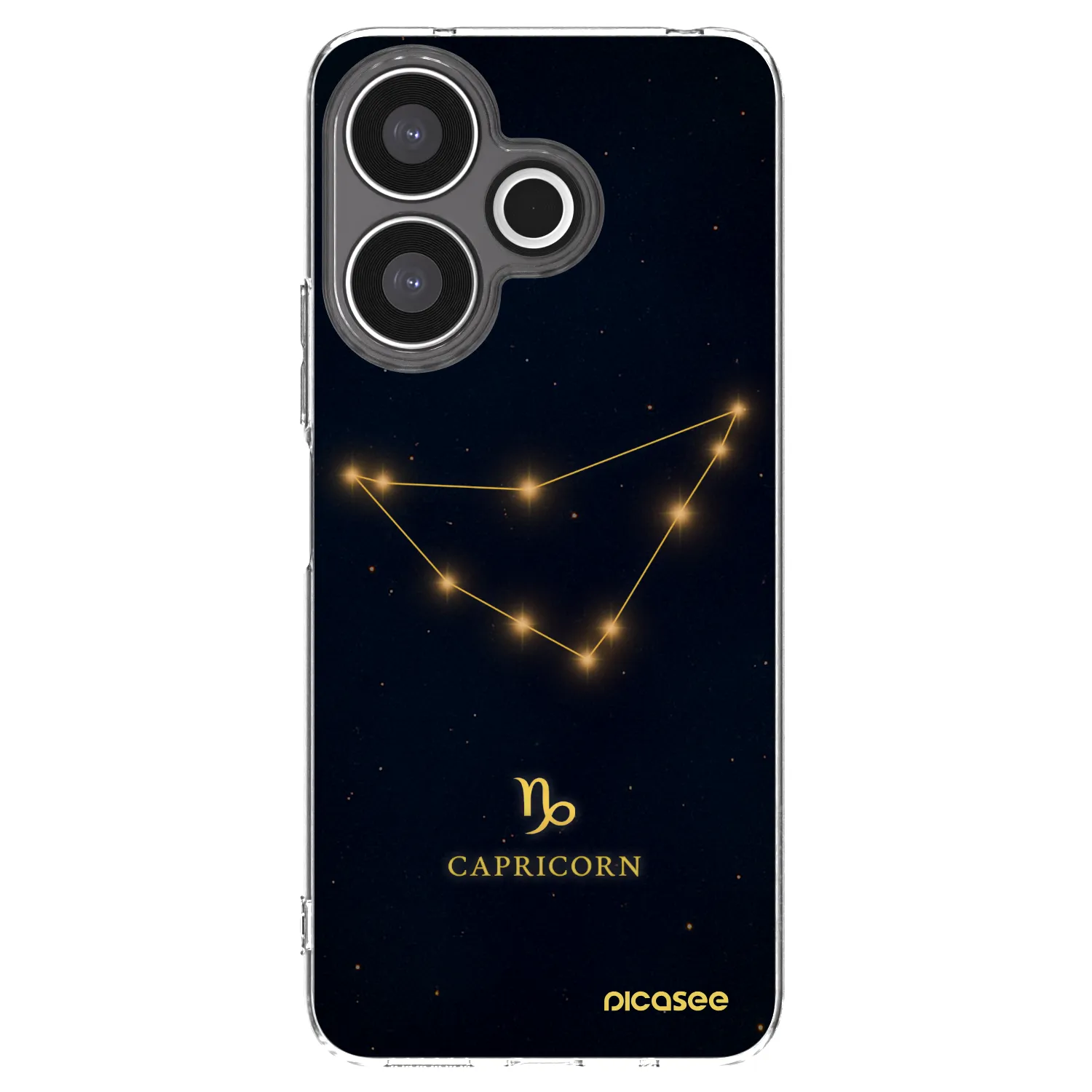 Picasee silikonowe przeźroczyste etui na Xiaomi Redmi 13 4G - CAPRICORN