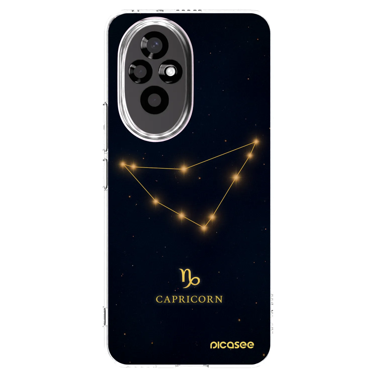 Picasee silikonowe przeźroczyste etui na Honor 200 Pro 5G - CAPRICORN