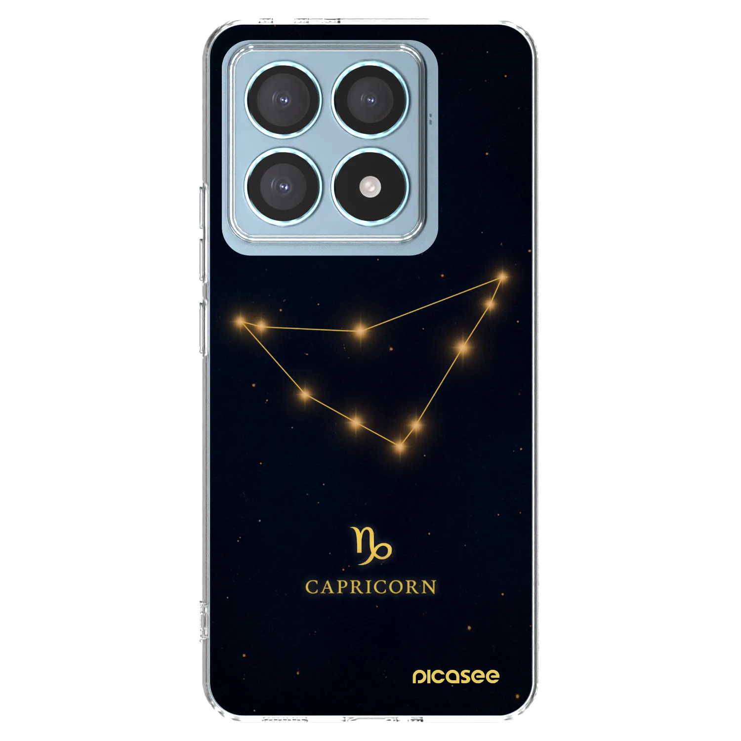 Picasee silikonowe przeźroczyste etui na Xiaomi 14T Pro - CAPRICORN