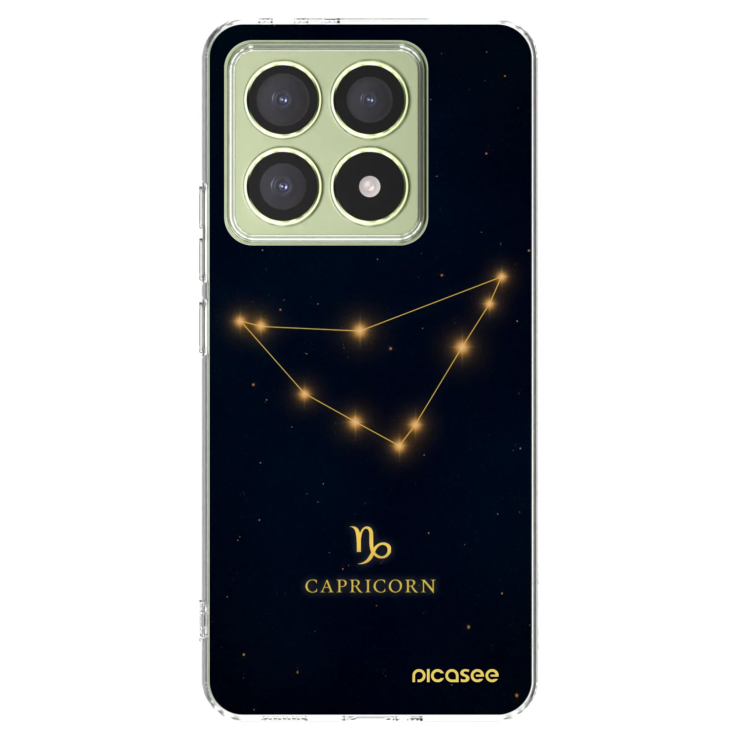 Picasee silikonowe przeźroczyste etui na Xiaomi 14T - CAPRICORN