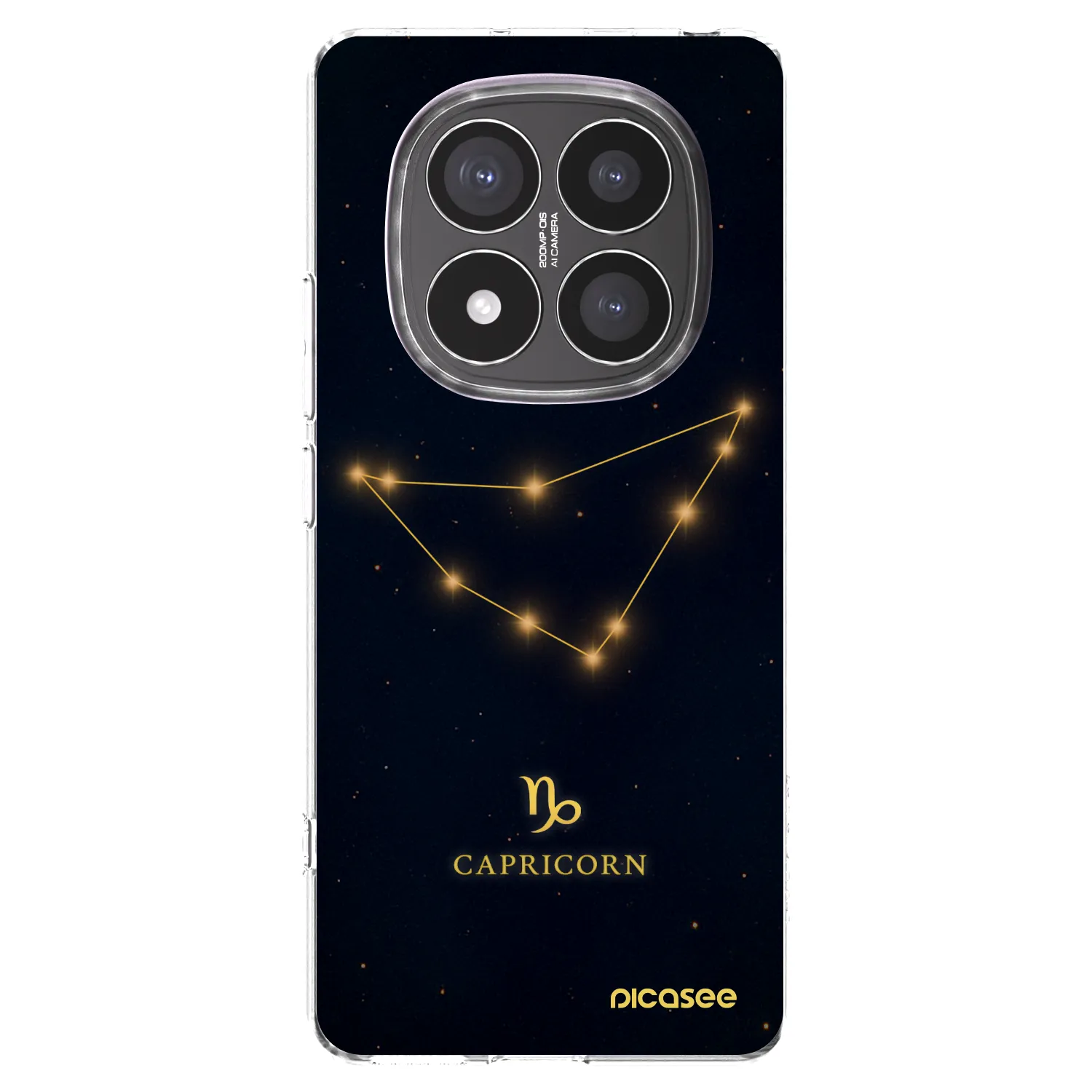 Picasee silikonowe przeźroczyste etui na Xiaomi Redmi Note 14 Pro+ 5G - CAPRICORN