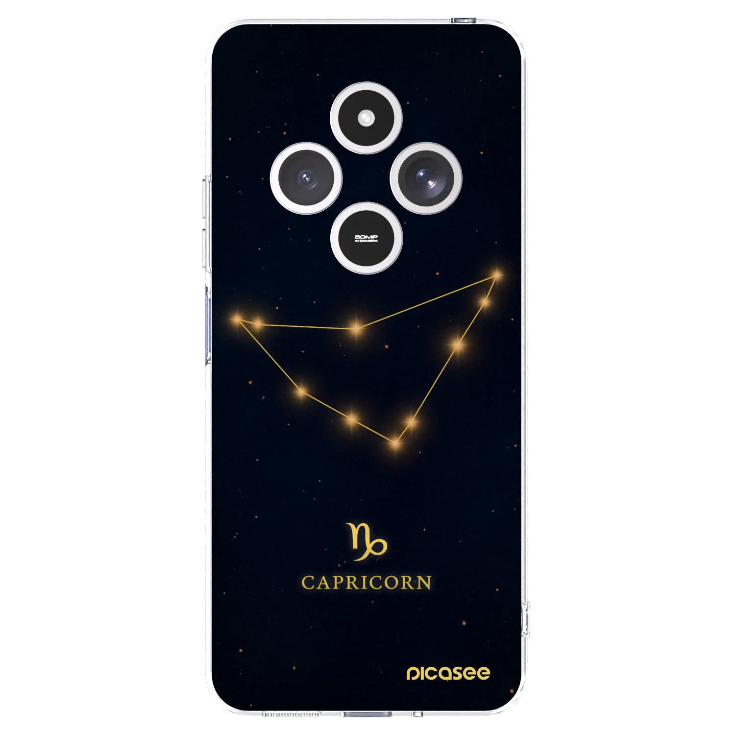 Picasee silikonowe przeźroczyste etui na Xiaomi Redmi 14C - CAPRICORN