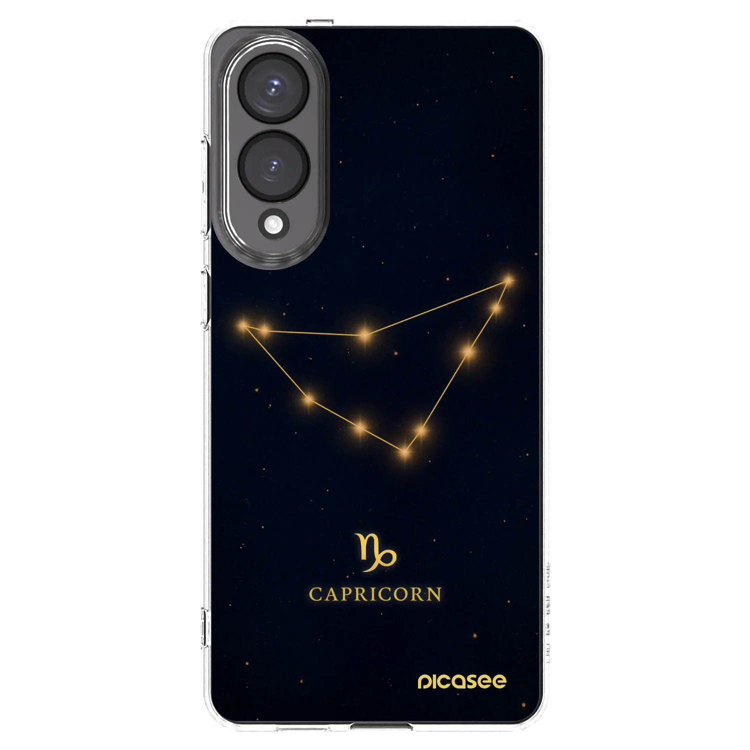 Picasee silikonowe przeźroczyste etui na Samsung Galaxy S25 Edge 5G - CAPRICORN