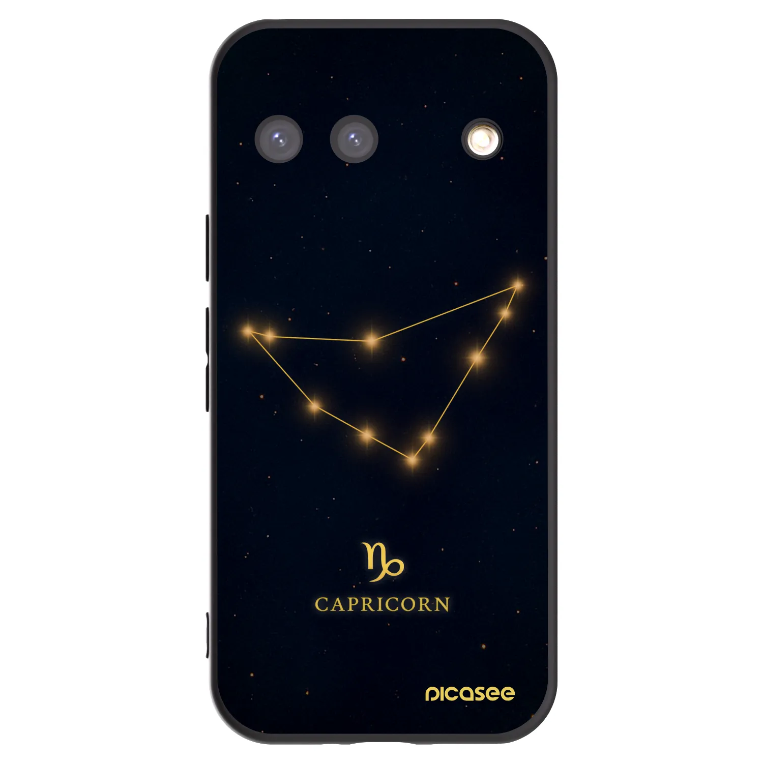 Picasee silikonowe czarne etui na Google Pixel 9 - CAPRICORN