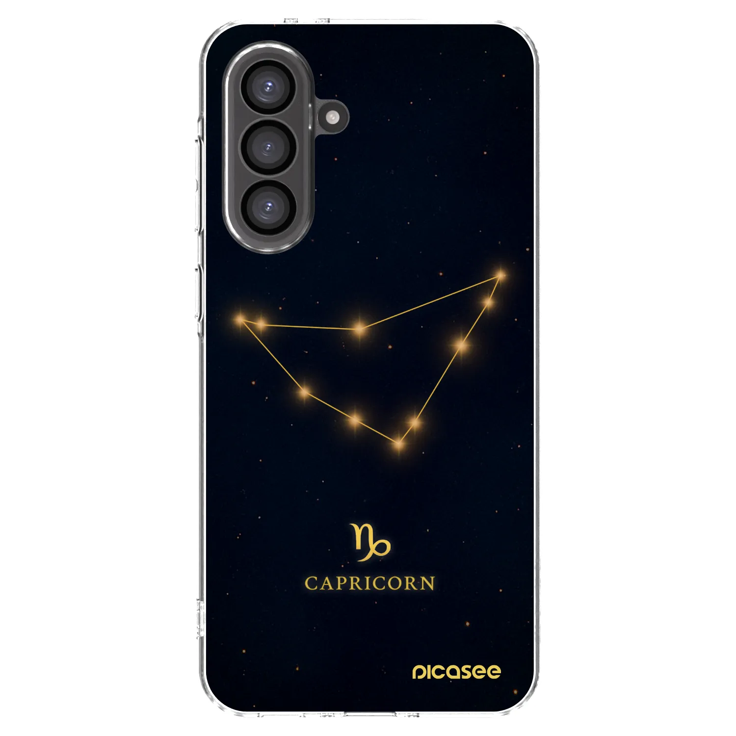 Picasee silikonowe przeźroczyste etui na Samsung Galaxy A56 5G A566B - CAPRICORN