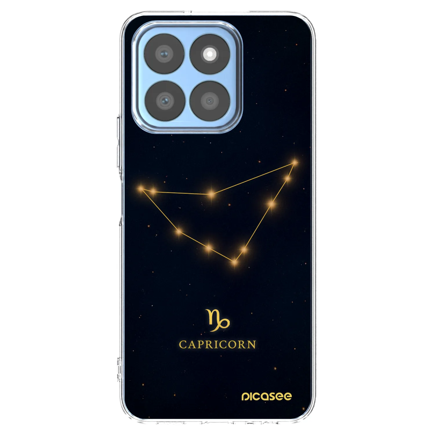Picasee silikonowe przeźroczyste etui na Honor X8c - CAPRICORN