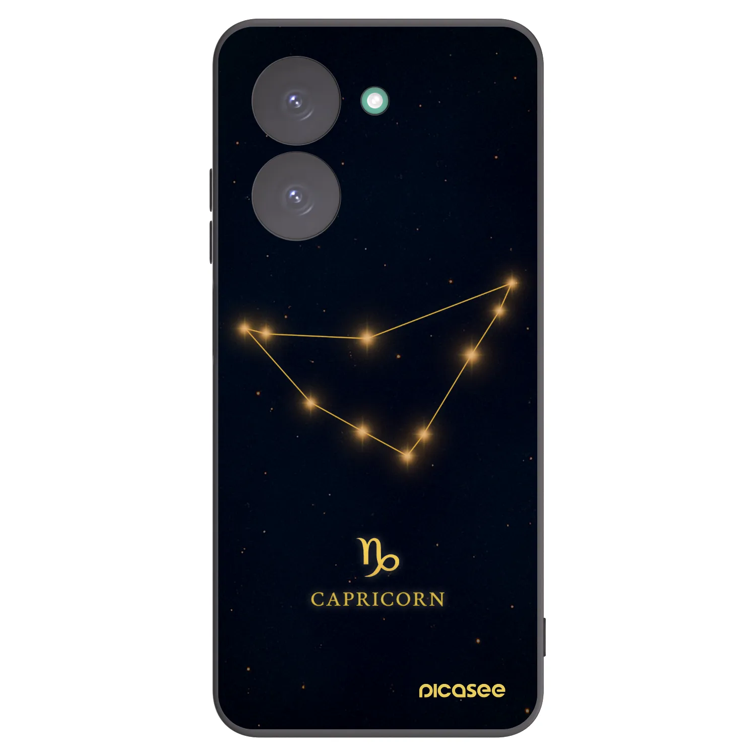 Picasee silikonowe czarne etui na Xiaomi Redmi A5 - CAPRICORN