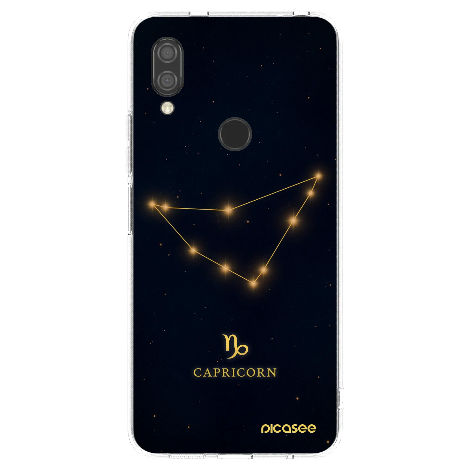 Picasee silikonowe przeźroczyste etui na Xiaomi Redmi 7 - CAPRICORN
