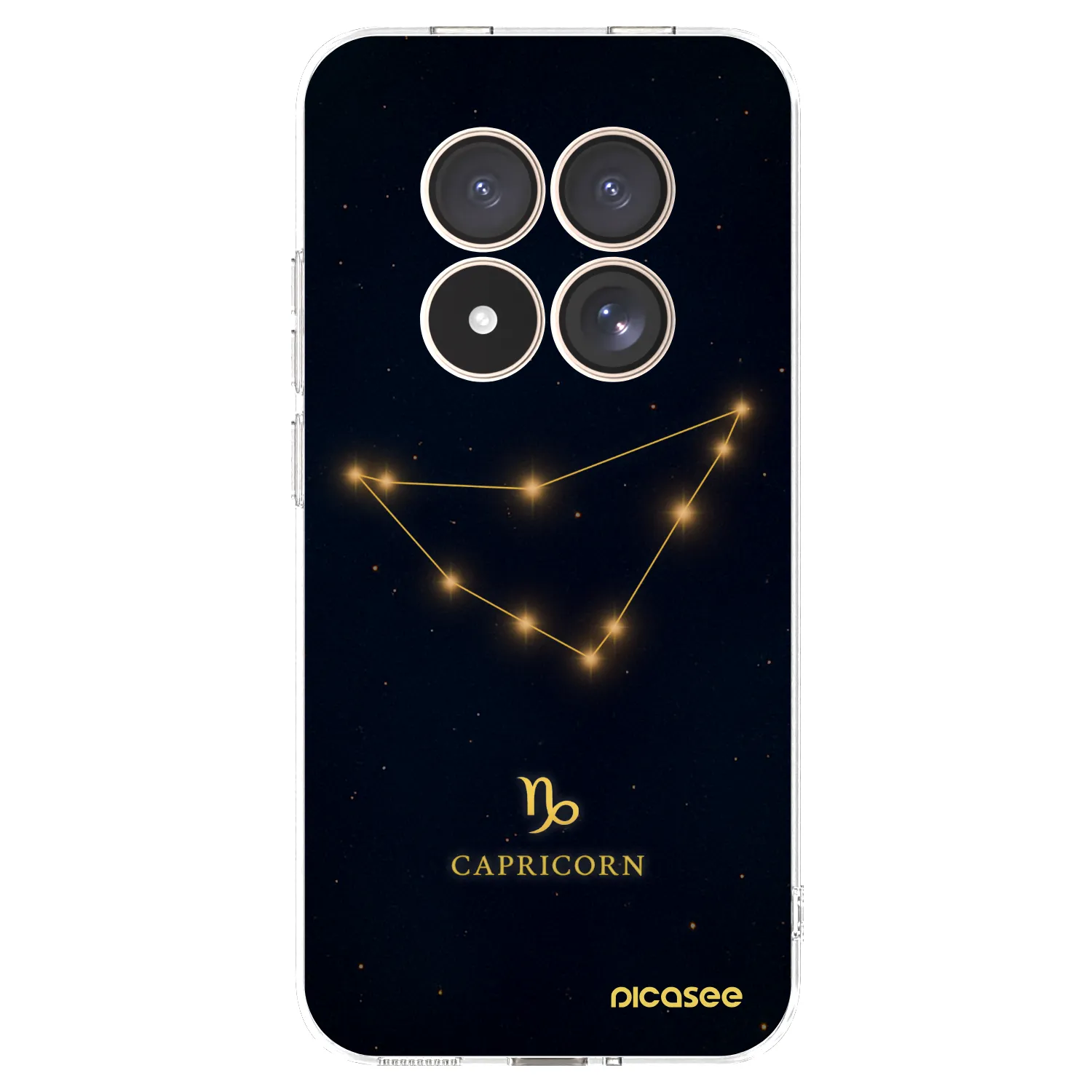 Picasee silikonowe przeźroczyste etui na Xiaomi Redmi Note 15 Pro 4G - CAPRICORN