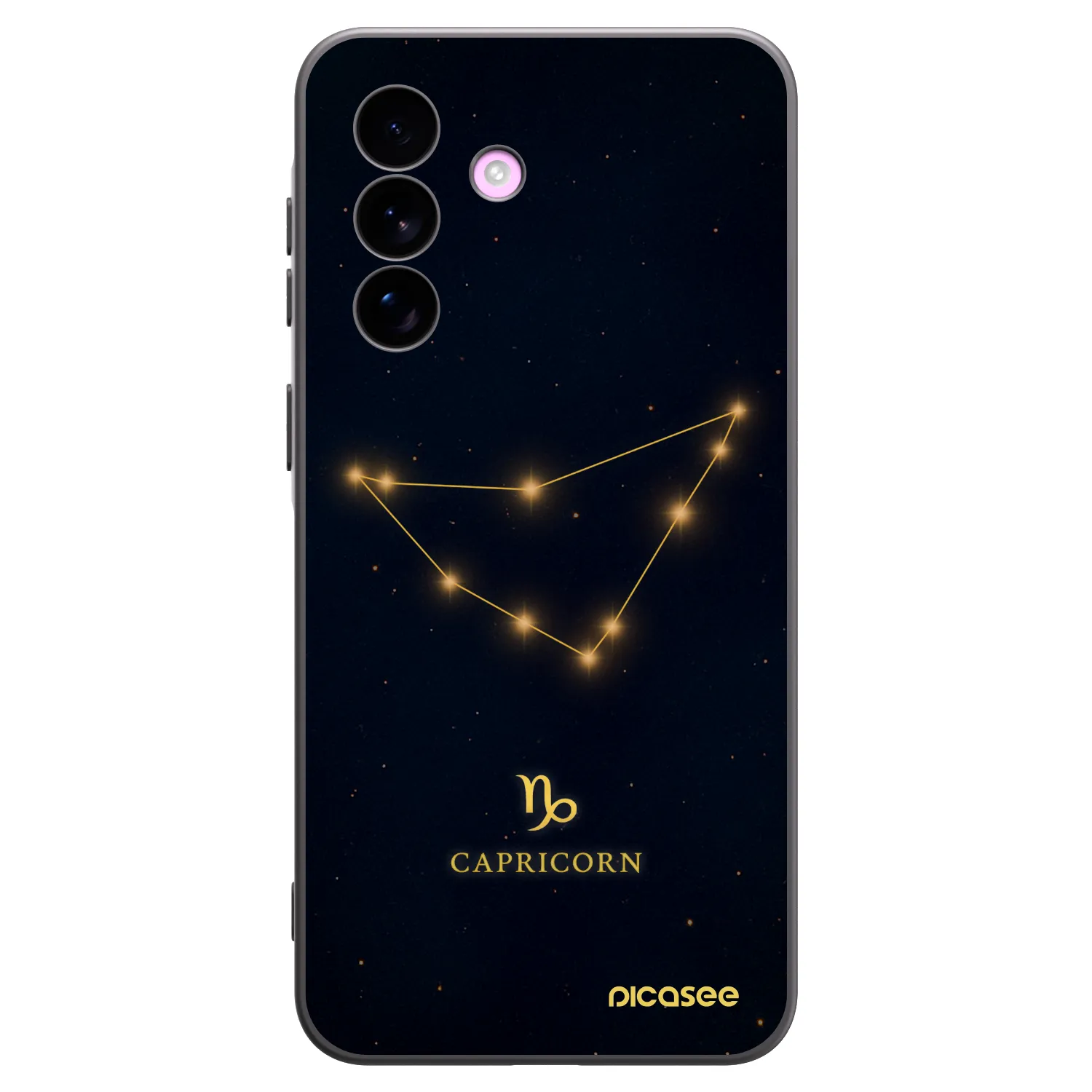 Picasee silikonowe czarne etui na Samsung Galaxy A57 5G - CAPRICORN
