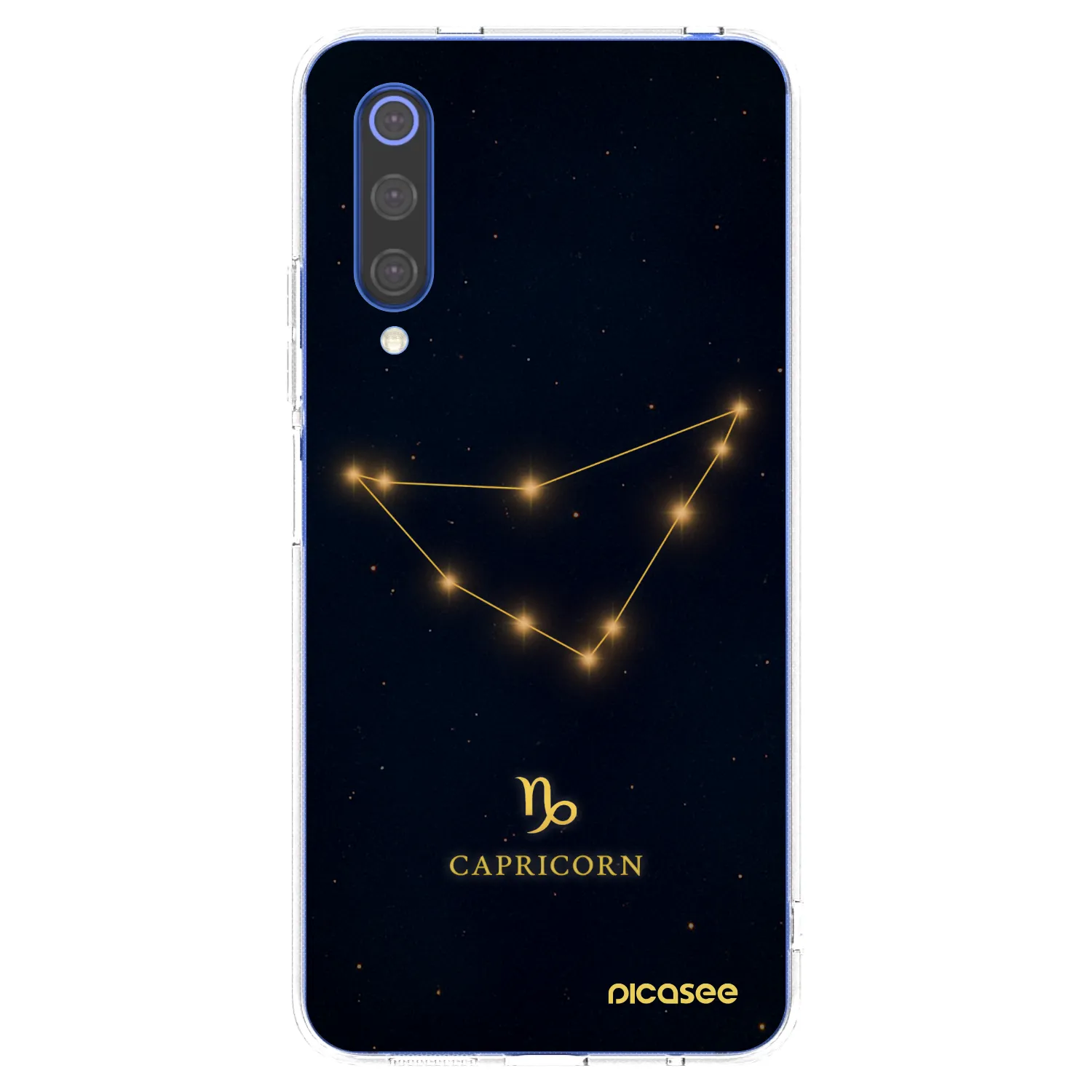Picasee silikonowe przeźroczyste etui na Xiaomi Mi 9 SE - CAPRICORN