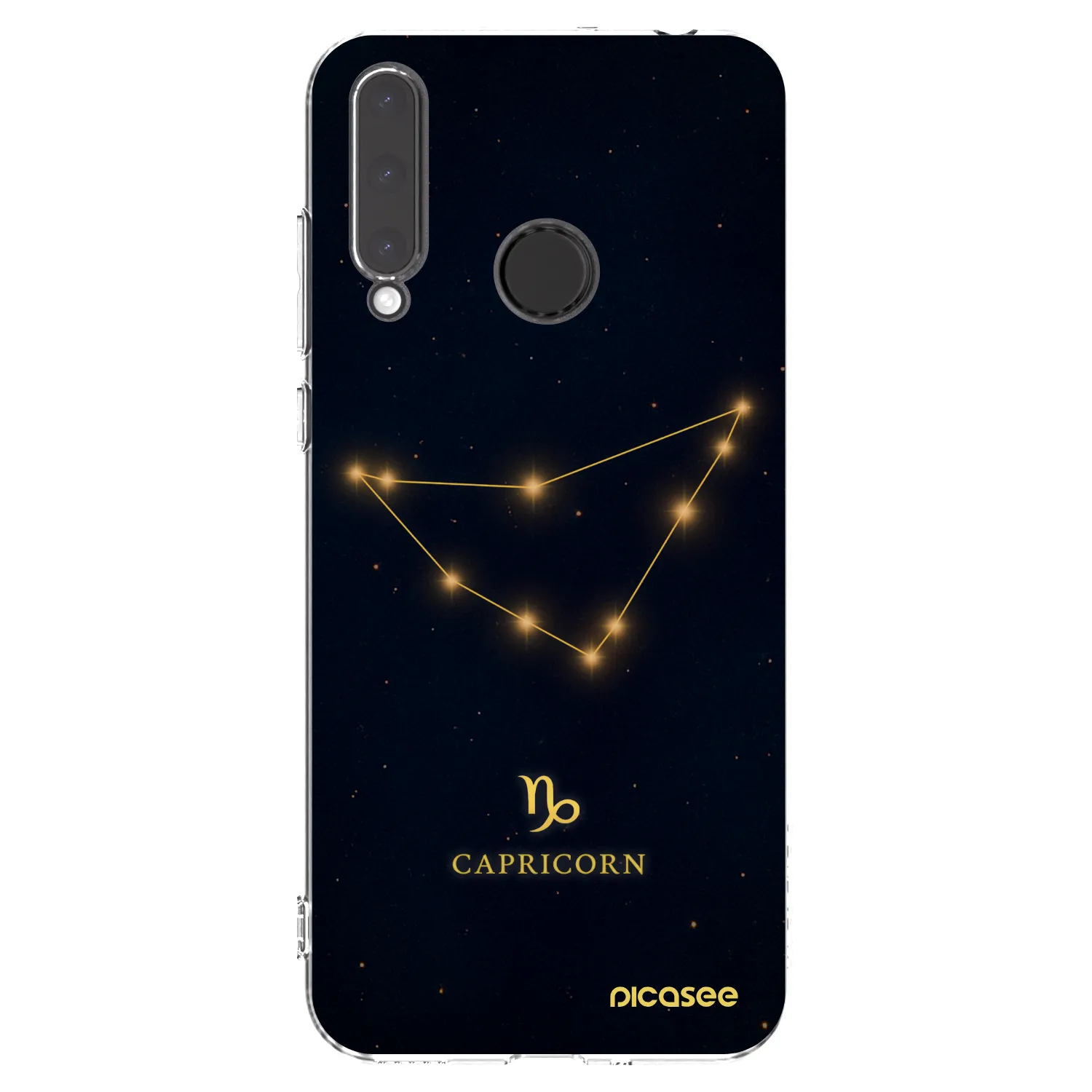 Picasee silikonowe przeźroczyste etui na Honor 20 Lite - CAPRICORN