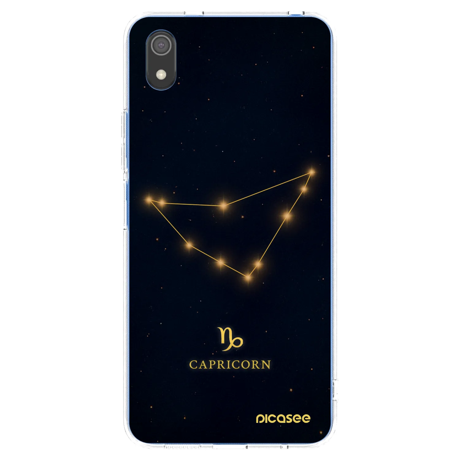 Picasee silikonowe przeźroczyste etui na Xiaomi Redmi 7A - CAPRICORN