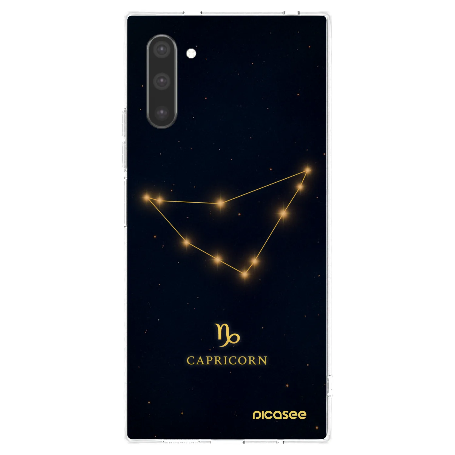 Picasee silikonowe przeźroczyste etui na Samsung Galaxy Note 10 N970F - CAPRICORN