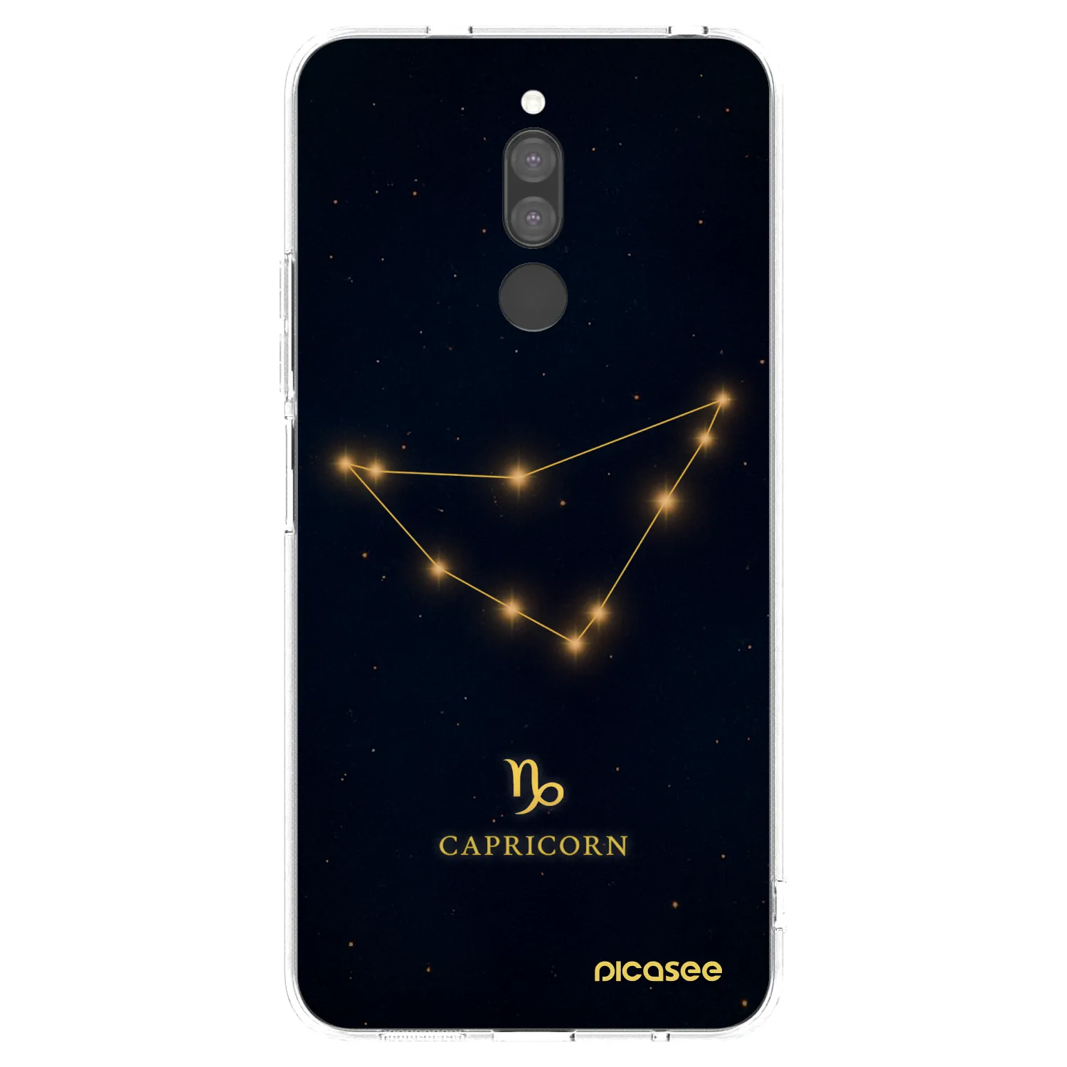 Picasee silikonowe przeźroczyste etui na Xiaomi Redmi 8 - CAPRICORN