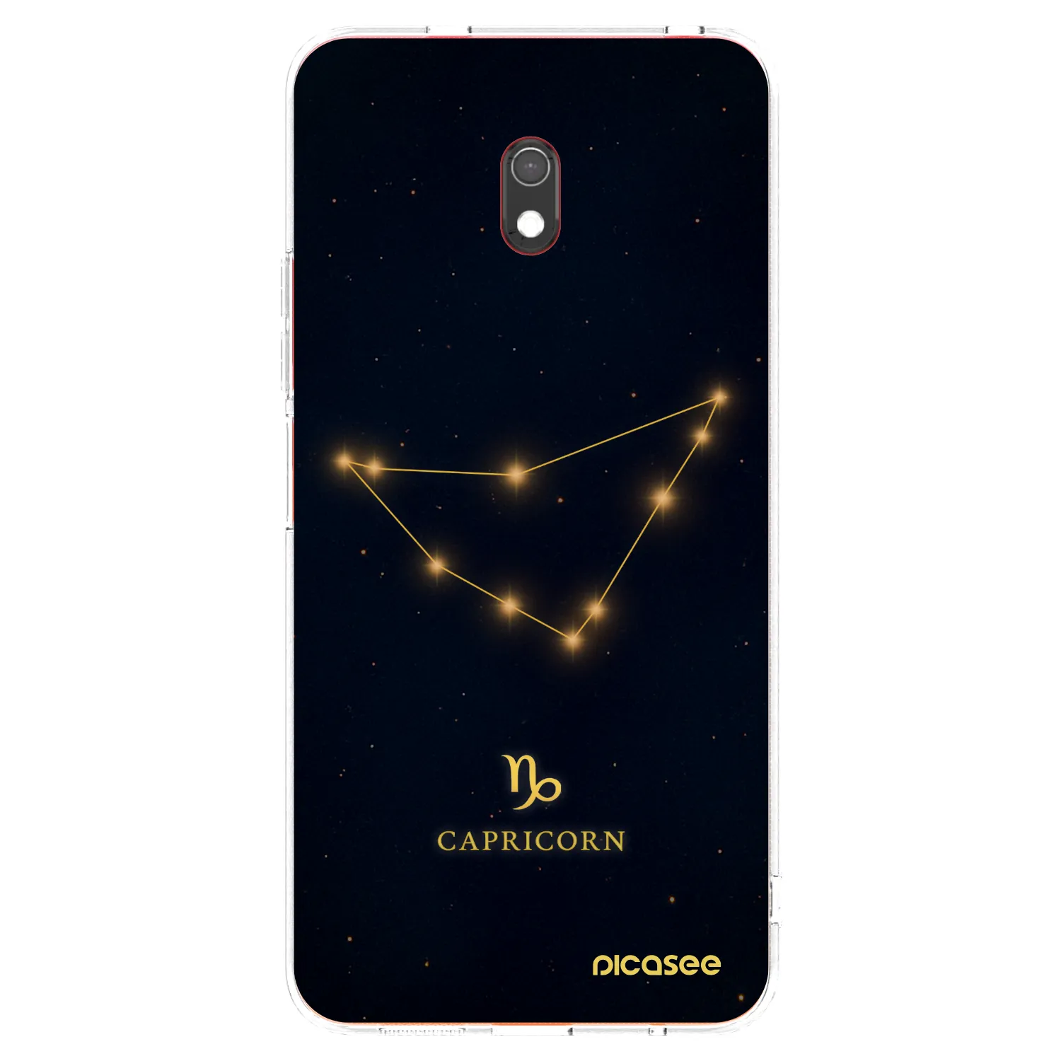 Picasee silikonowe przeźroczyste etui na Xiaomi Redmi 8A - CAPRICORN