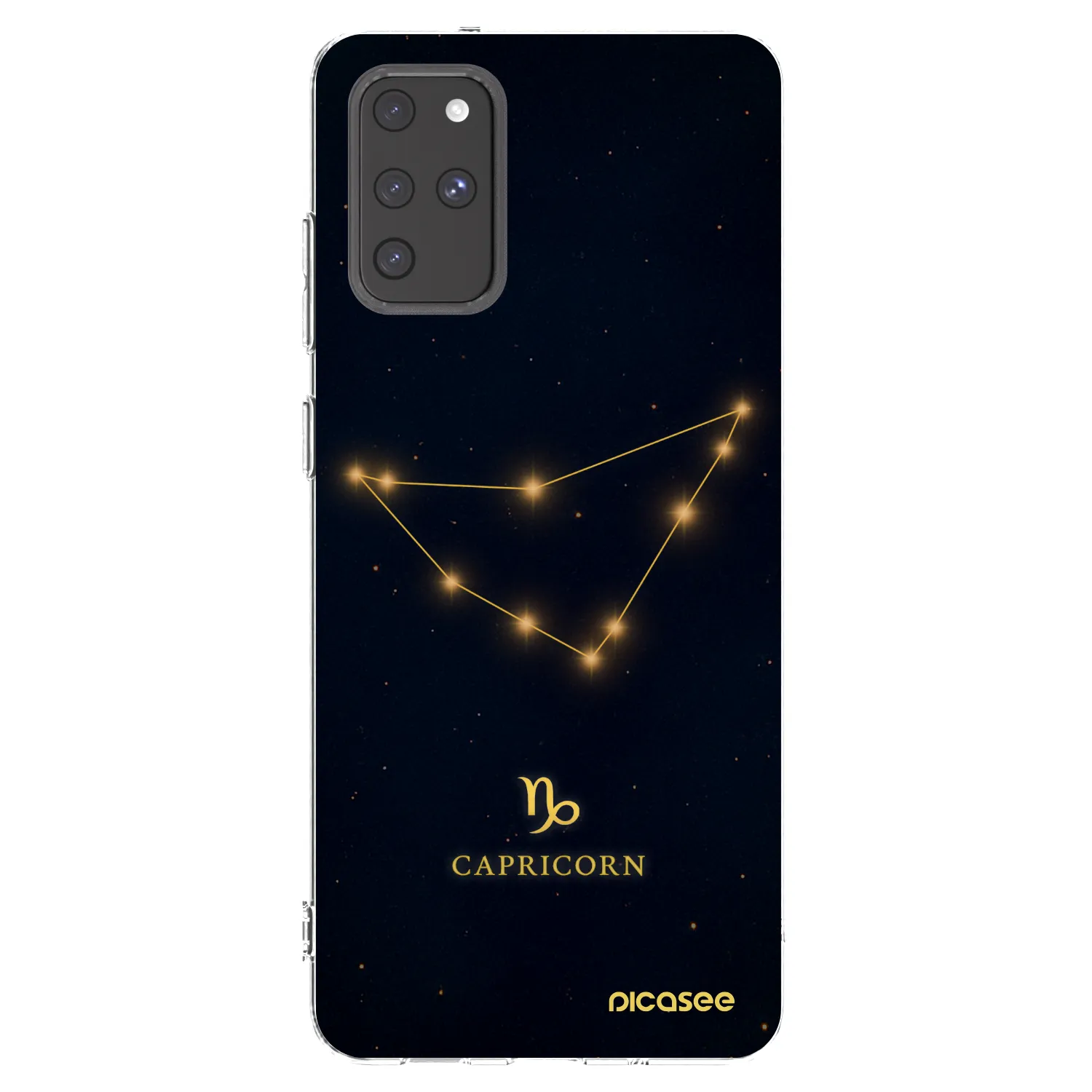 Picasee silikonowe przeźroczyste etui na Samsung Galaxy S20+ G985F - CAPRICORN