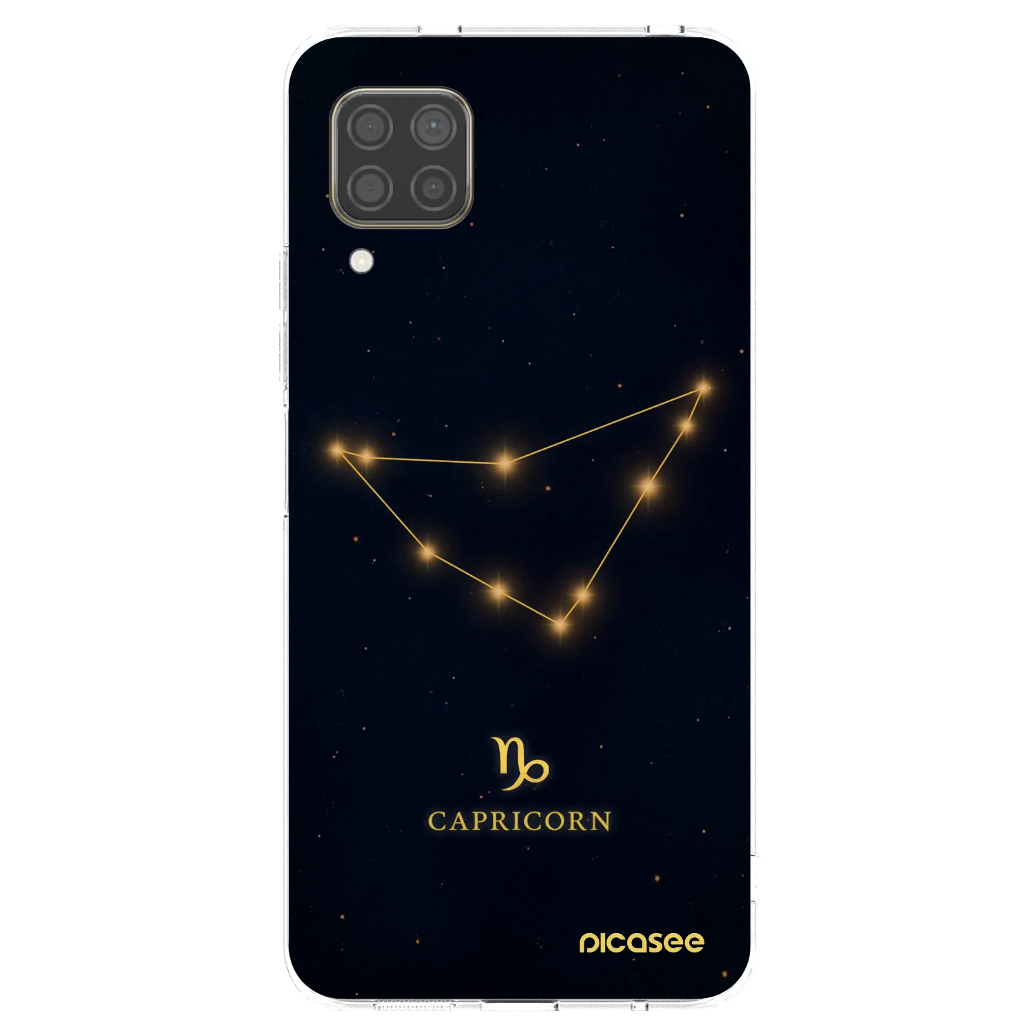 Picasee silikonowe przeźroczyste etui na Huawei P40 Lite - CAPRICORN