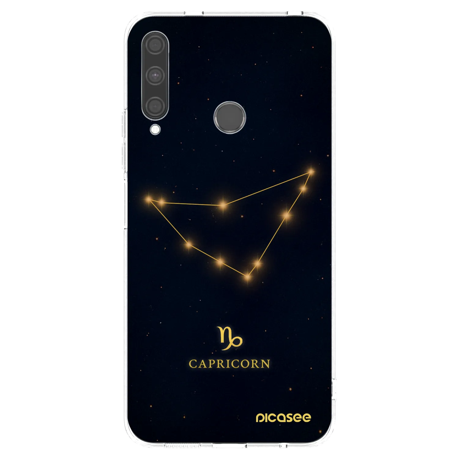 Picasee silikonowe przeźroczyste etui na Huawei P40 Lite E - CAPRICORN