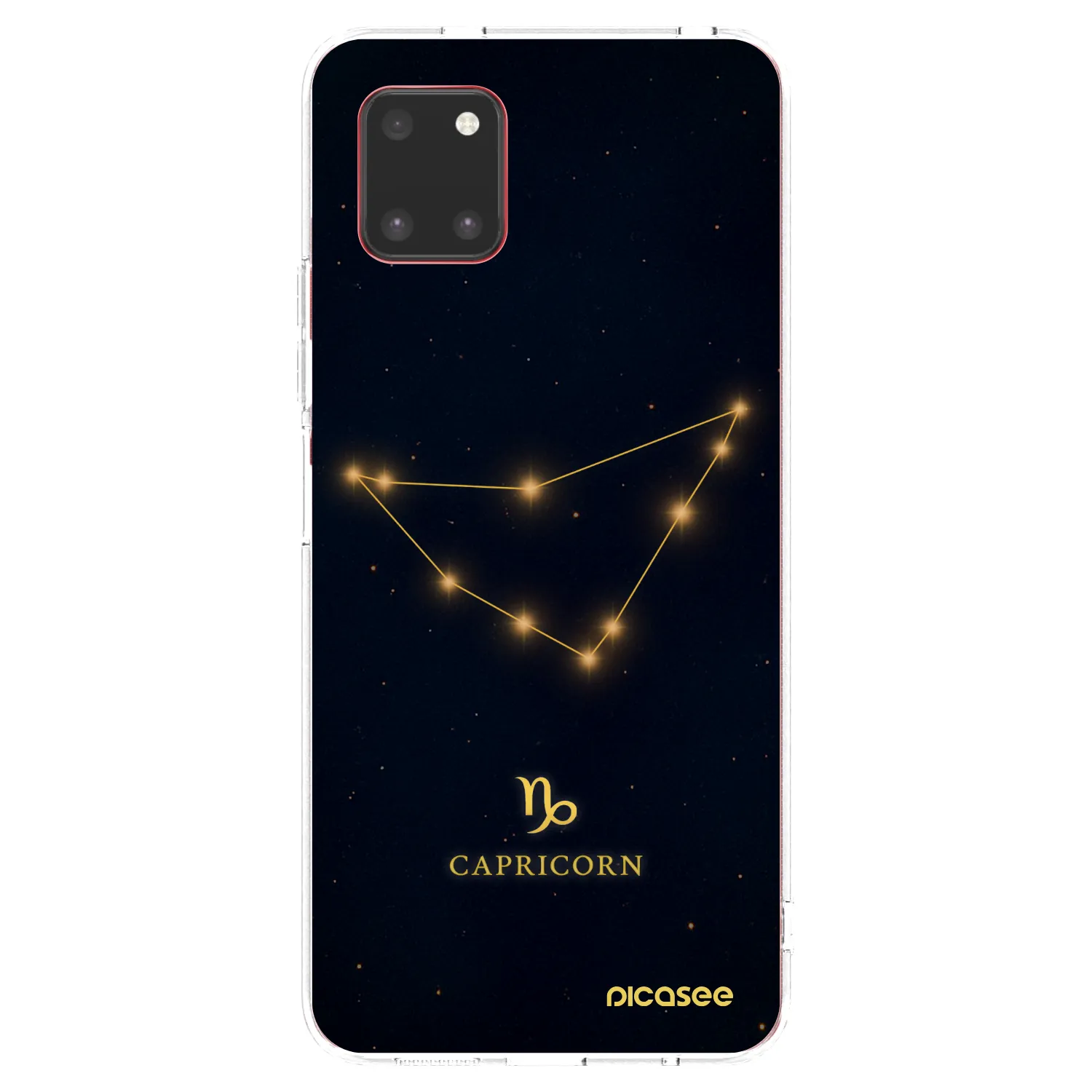 Picasee silikonowe przeźroczyste etui na Samsung Galaxy Note 10 Lite N770F - CAPRICORN