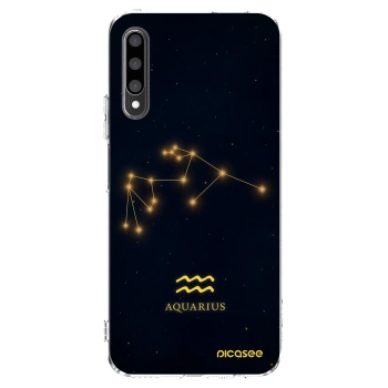 Picasee silikonowe przeźroczyste etui na Honor 9X Pro - AQUARIUS