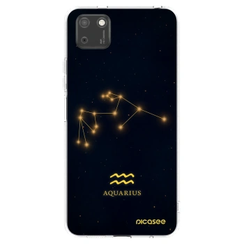 Picasee silikonowe przeźroczyste etui na Huawei Y5P - AQUARIUS