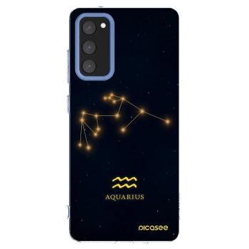 Picasee silikonowe przeźroczyste etui na Samsung Galaxy S20 FE - AQUARIUS
