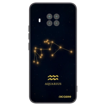 Picasee silikonowe czarne etui na Xiaomi Mi 10T Lite - AQUARIUS