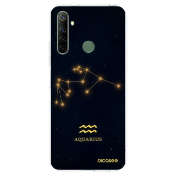 Picasee silikonowe przeźroczyste etui na Realme 6i - AQUARIUS