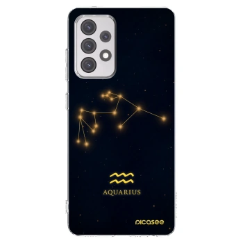 Picasee silikonowe przeźroczyste etui na Samsung Galaxy A52 5G A525F - AQUARIUS