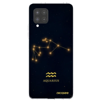 Picasee silikonowe przeźroczyste etui na Samsung Galaxy A42 A426B - AQUARIUS
