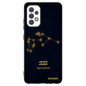 Picasee silikonowe czarne etui na Samsung Galaxy A32 5G A326B - AQUARIUS