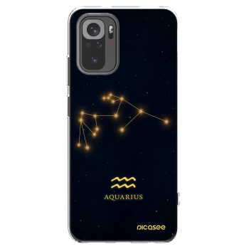Picasee silikonowe przeźroczyste etui na Xiaomi Redmi Note 10S - AQUARIUS