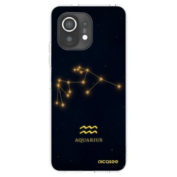 Picasee silikonowe przeźroczyste etui na Xiaomi Mi 11 - AQUARIUS