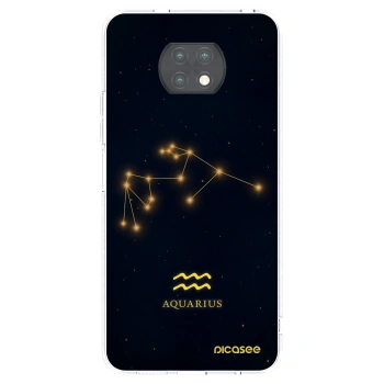 Picasee silikonowe przeźroczyste etui na Xiaomi Redmi Note 9T - AQUARIUS