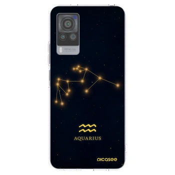 Picasee silikonowe przeźroczyste etui na Vivo X60 Pro 5G - AQUARIUS