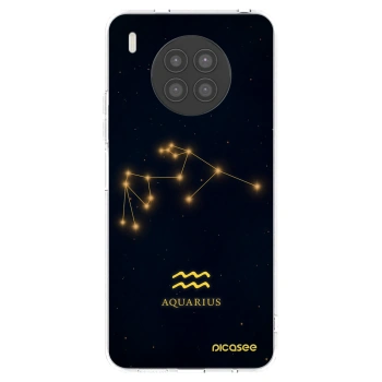 Picasee silikonowe przeźroczyste etui na Huawei Nova 8i - AQUARIUS