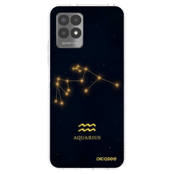 Picasee silikonowe przeźroczyste etui na Realme 8i - AQUARIUS