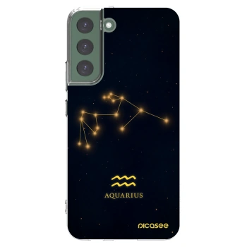 Picasee silikonowe przeźroczyste etui na Samsung Galaxy S22+ 5G - AQUARIUS