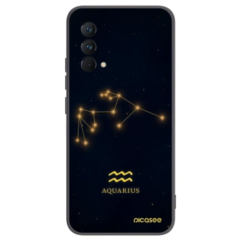 Picasee silikonowe czarne etui na Realme GT Master Edition 5G - AQUARIUS