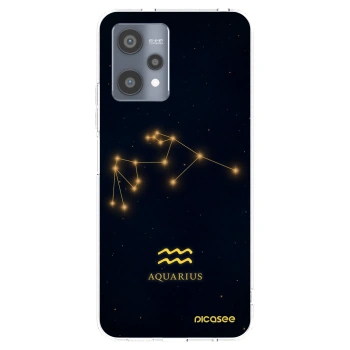 Picasee silikonowe przeźroczyste etui na Realme 9 Pro 5G - AQUARIUS