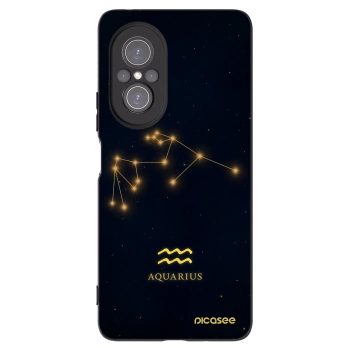 Picasee silikonowe czarne etui na Huawei Nova 9 SE - AQUARIUS
