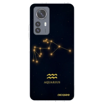 Picasee silikonowe przeźroczyste etui na Xiaomi 12 Pro - AQUARIUS