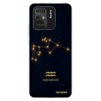 Picasee silikonowe przeźroczyste etui na Xiaomi Redmi 10C - AQUARIUS