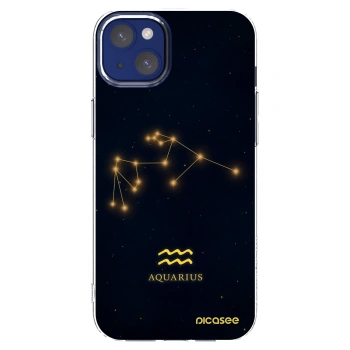 Picasee silikonowe przeźroczyste etui na Apple iPhone 14 Plus - AQUARIUS