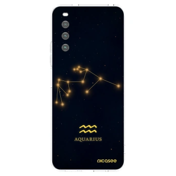 Picasee silikonowe przeźroczyste etui na Sony Xperia 10 IV 5G - AQUARIUS